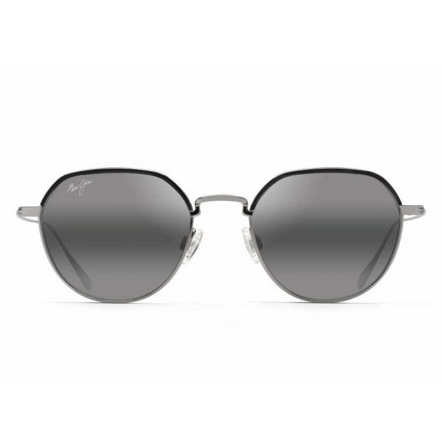 Maui Jim Island Eyes Sunglasses Silver Frame Polarized Gray Lens