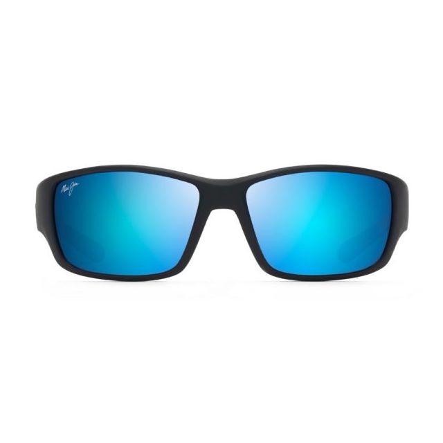 Maui Jim Local Kine Sunglasses Black Frame Polarized Blue Lens