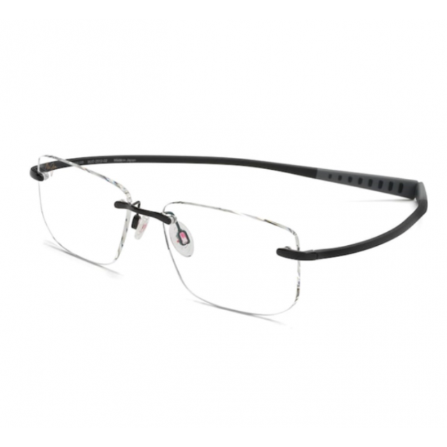 Maui Jim MJO2512 Rimless Eyeglasses Lens Clear Frame Gloss Black