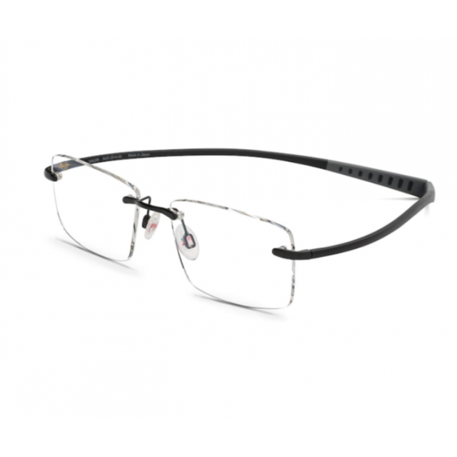Maui Jim MJO2514 Rimless Eyeglasses Lens Clear Frame Gloss Black