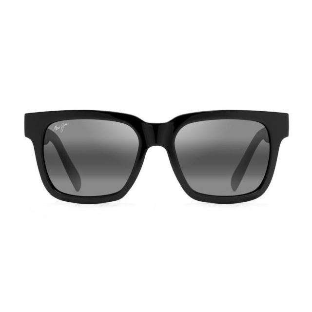 Maui Jim Moongoose Sunglasses Black Frame Polarized Gray Lens