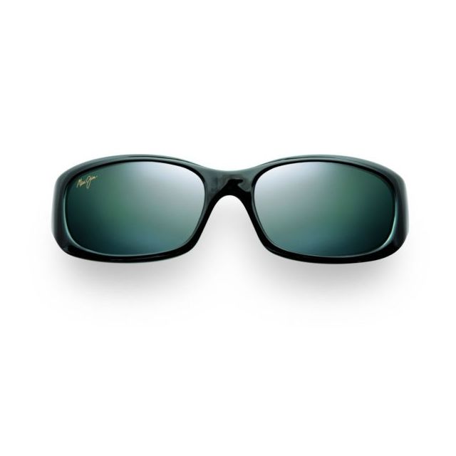Maui Jim Punchbowl Sunglasses Black Blue Frame Polarized Gray Lens