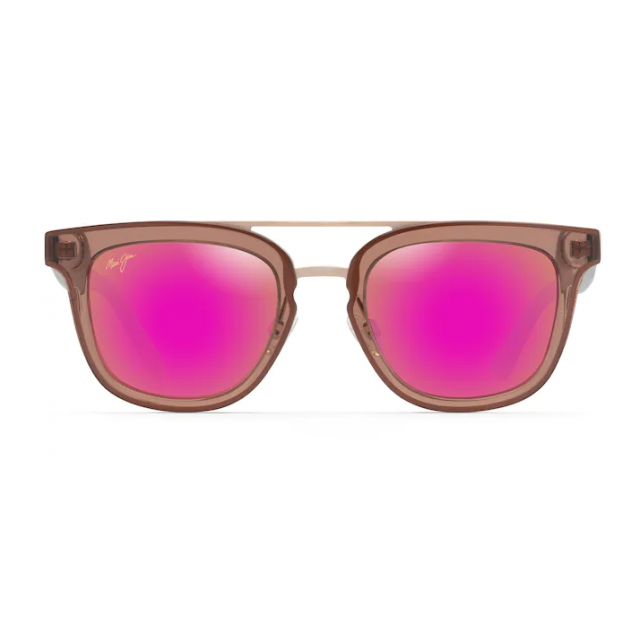 Maui Jim Relaxation Mode Sunglasses Espresso Frame Polarized Pink Lens