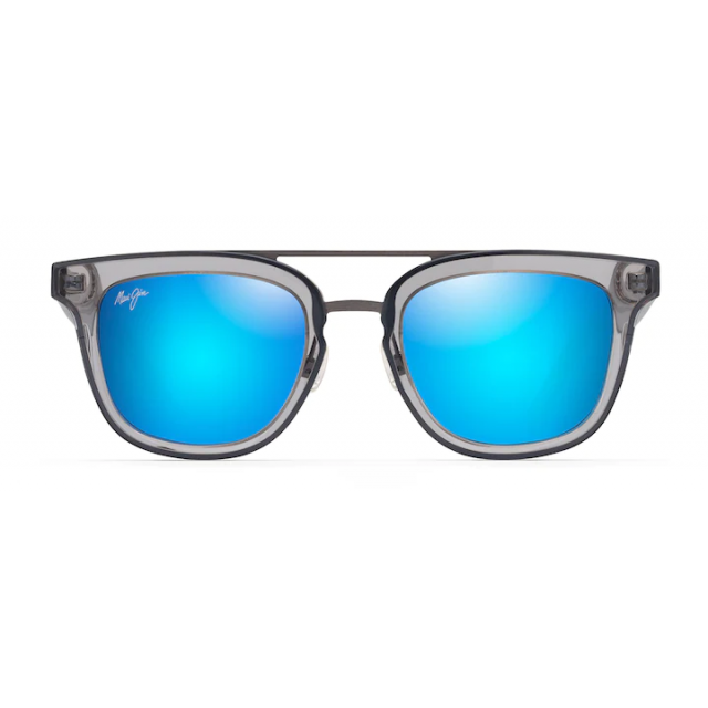 Maui Jim Relaxation Mode Sunglasses Gray Frame Polarized Blue Lens