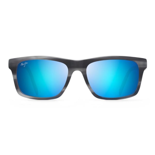 Maui Jim Waipio Valley Sunglasses Gray Frame Polarized Blue Lens