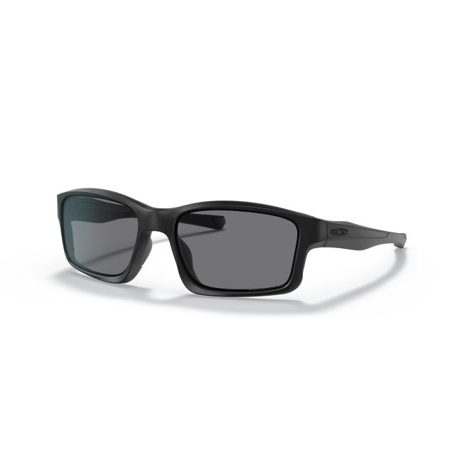 Oakley Chainlink sunglasses Matte Black frame Grey Polarized lens