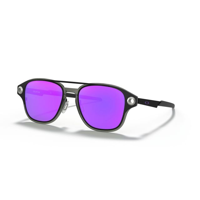 Oakley Coldfuse sunglasses Matte Black frame Violet Iridium Polarized lens