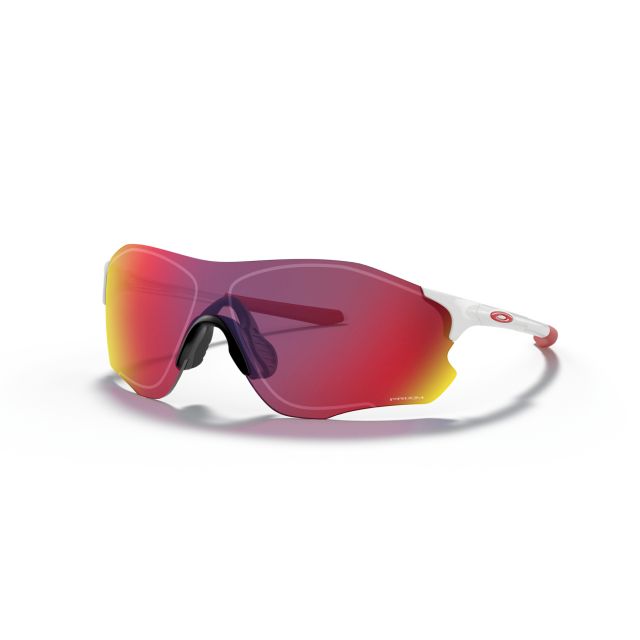 Oakley EVZero Path Low Bridge Fit sunglasses Polished White frame Prizm Road lens