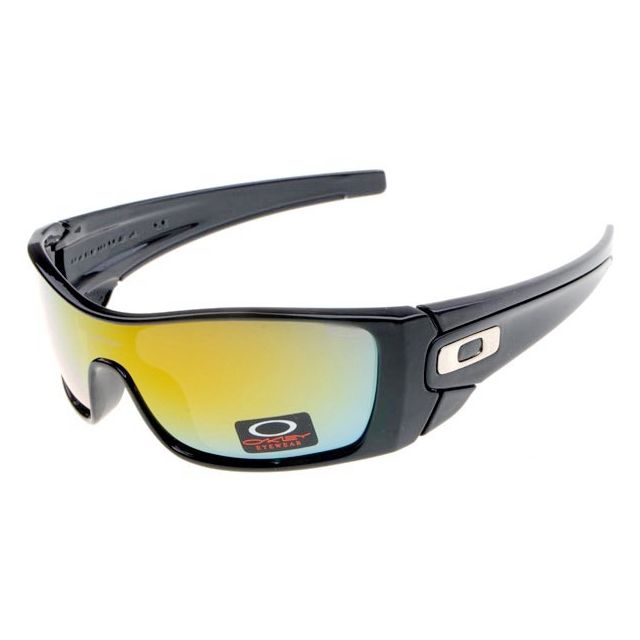 Oakley fuel cell sunglasses in matte black / fire iridium