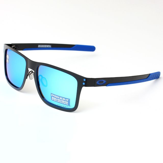 Oakley Holbrook Metal Sunglasses Polarized Black/Blue