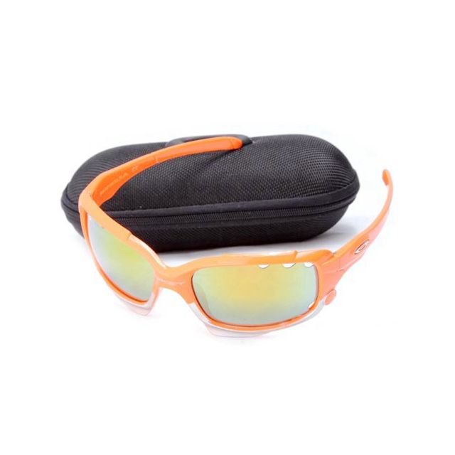 Oakley jawbone sunglasses in orange flare / fire iridium