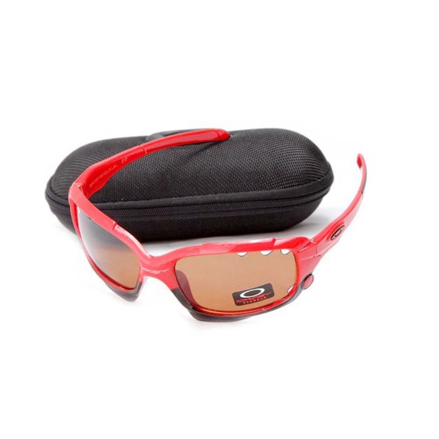 Oakley jawbone sunglasses in red / brown