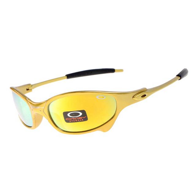 Oakley juliet sunglasses in enamel yellow / fire iridium