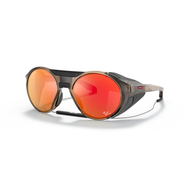 Oakley Limited Edition German MotoGP Clifden sunglasses Matte Brown Smoke frame Prizm Ruby lens