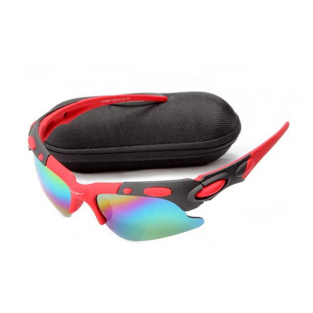 Oakleyplate sunglasses in red / colorful iridium