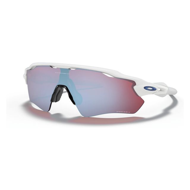 Oakley Radar Ev Path Sunglasses Polished White Frame Prizm Snow Sapphire Lens
