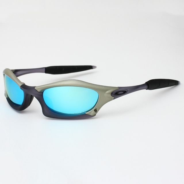Oakley Splice Sunglasses Polarized Black/Blue