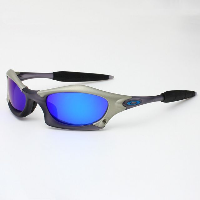 Oakley Splice Sunglasses Polarized Black/Dark Blue