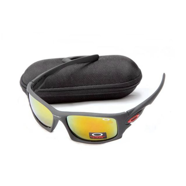 Oakley ten sunglasses matte black / fire iridium