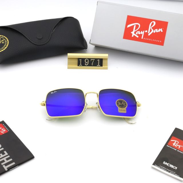 Ray Ban RB1971 Sunglasses Dark Blue/Gold