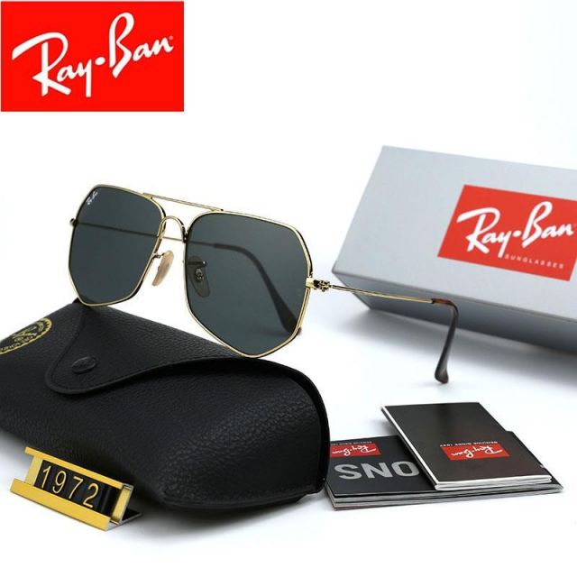 Ray Ban RB1972 Sunglasses Black/Gold with Black