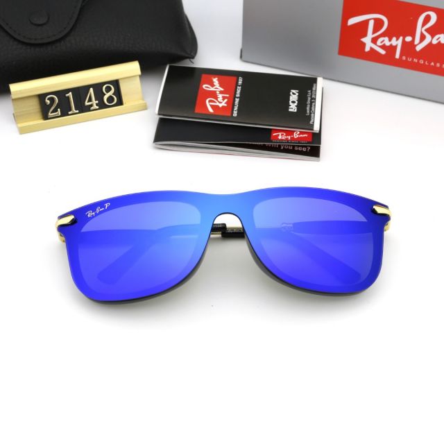 Ray Ban RB2148 Sunglasses Mirror Dark Blue/Black