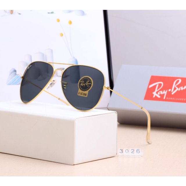 Ray Ban RB3026  Sunglasses Black/Gold