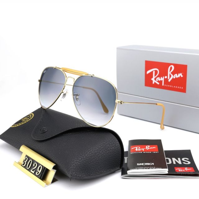 Ray Ban RB3029 Sunglasses Gradient Gray/Gold