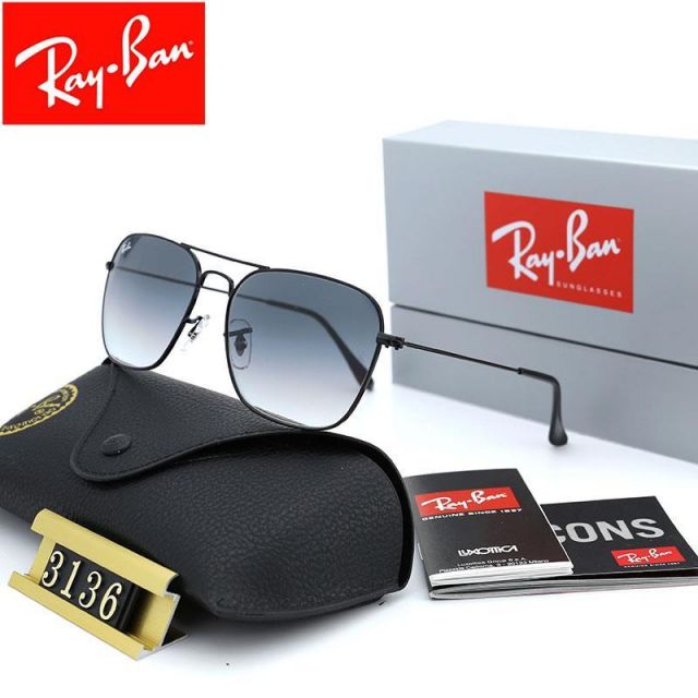 Ray Ban RB3136 Sunglasses Gradient Blue/Black