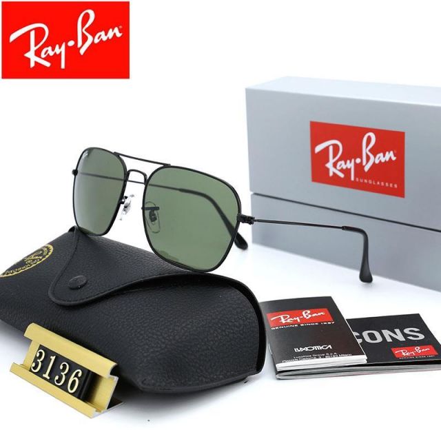 Ray Ban RB3136 Sunglasses Green/Black
