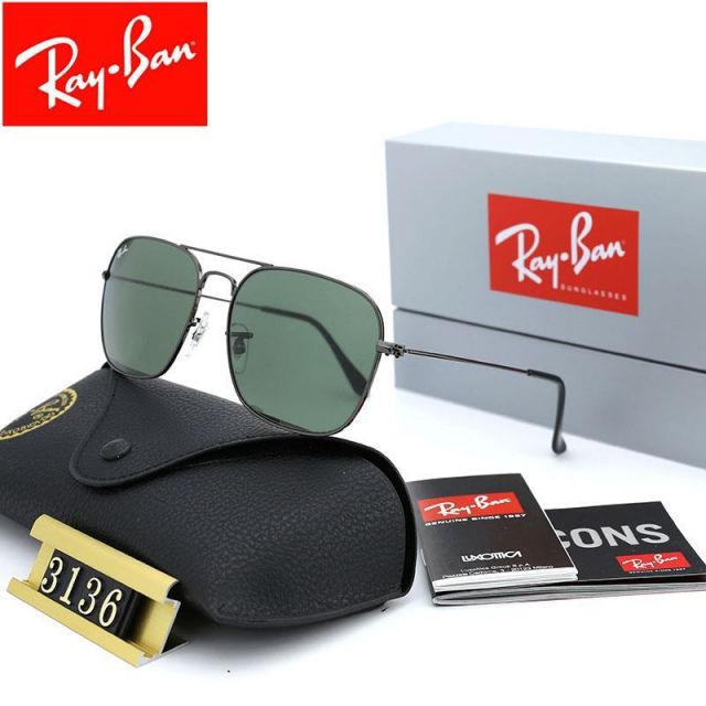 Ray Ban RB3136 Sunglasses Green/Gray