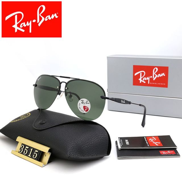 Ray Ban RB3515 Sunglasses Green/Black