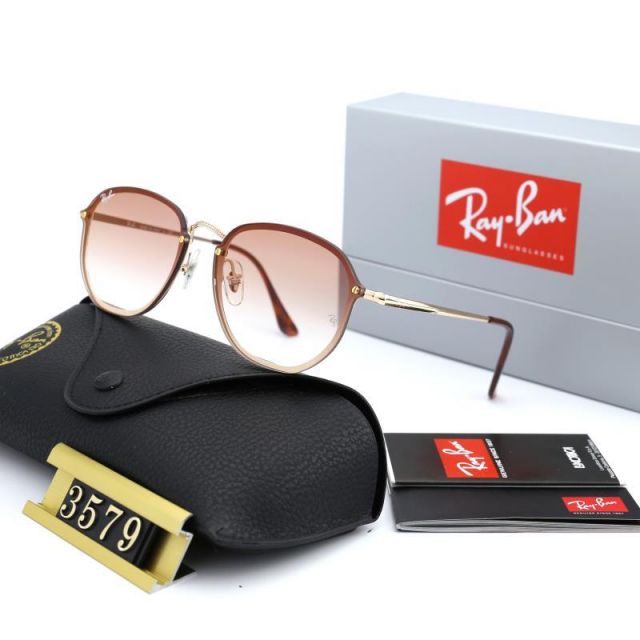 Ray Ban RB3579 Sunglasses Light Orange/Gold with Brown