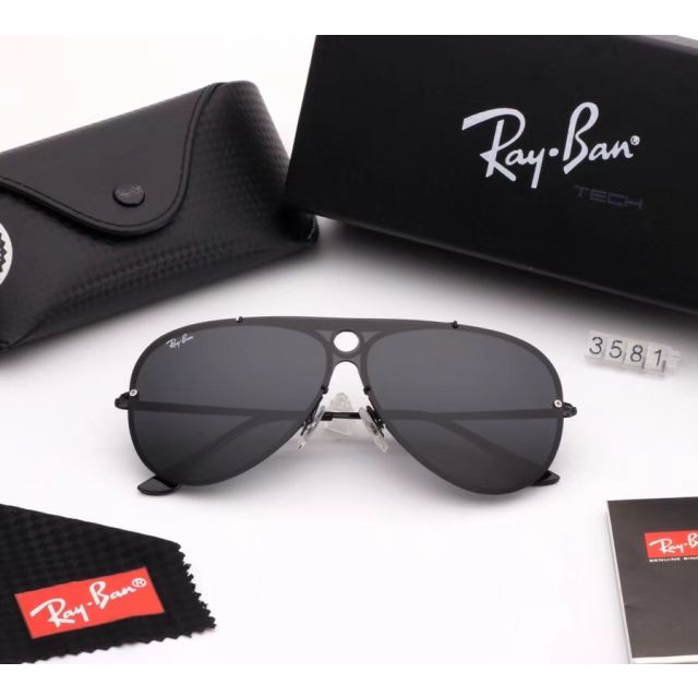 Ray Ban RB3581 Sunglasses Mirror Black/Black