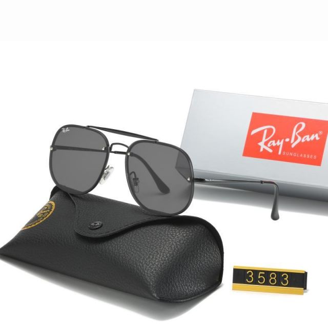 Ray Ban RB3583 Sunglasses Black/Black