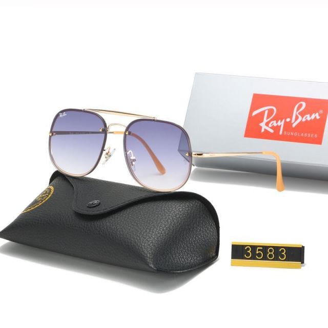 Ray Ban RB3583 Sunglasses Purple/Gold with Yellow
