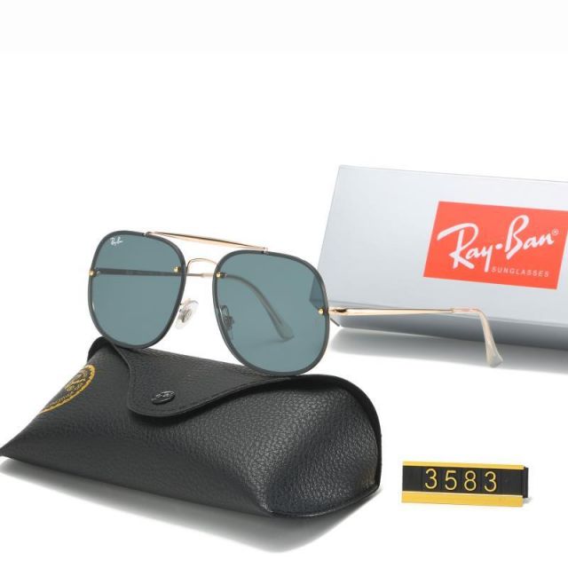 Ray Ban RB35843 Sunglasses Green/Gold with Gray
