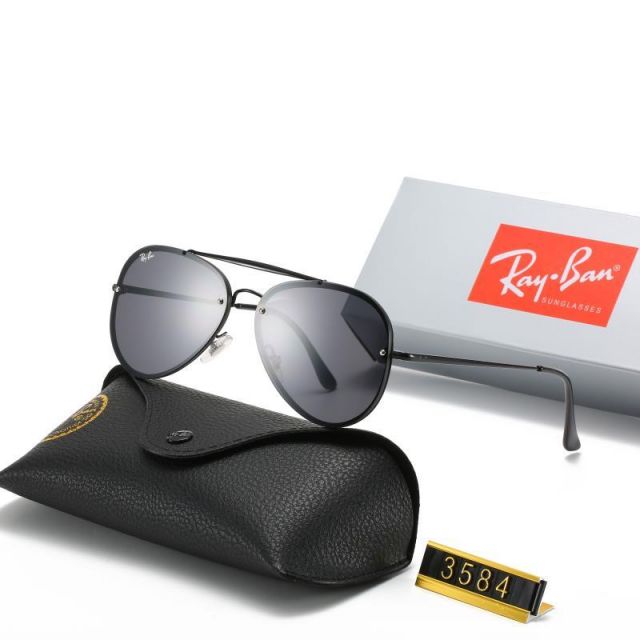 Ray Ban RB3584 Sunglasses Dark Gray/Black