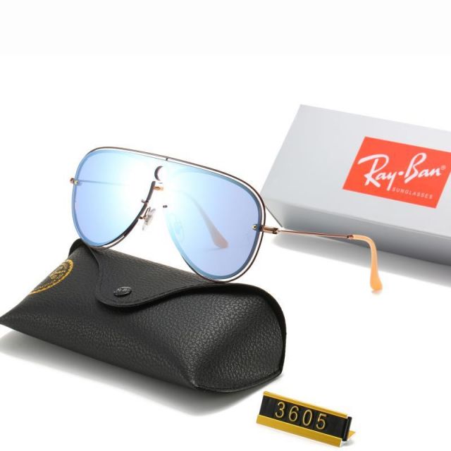 Ray Ban RB3605 Sunglasses Blue/Gold with Yellow