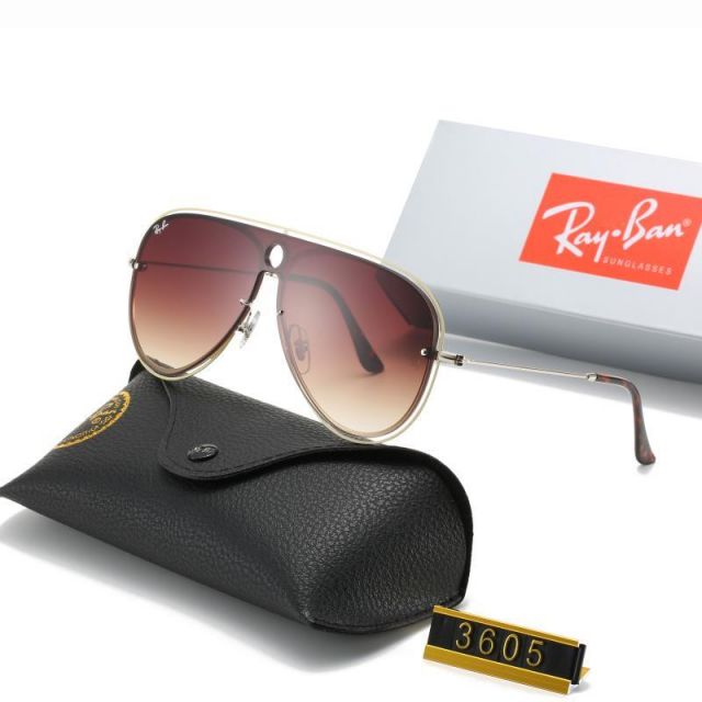 Ray Ban RB3605 Sunglasses Brown/Black