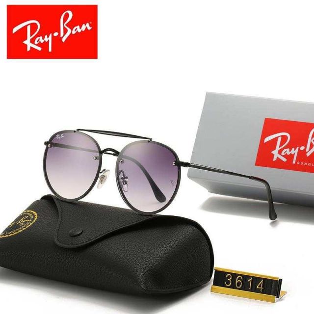 Ray Ban RB3614 Sunglasses Purple/Black