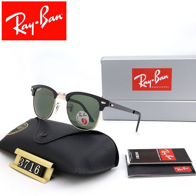 Ray Ban RB3716 Sunglasses Green/Black
