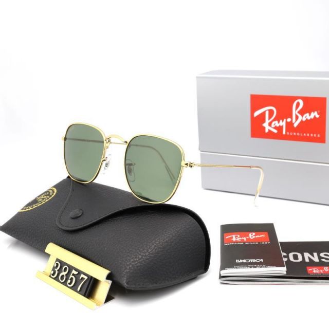 Ray Ban RB3857 Sunglasses Green/Gold