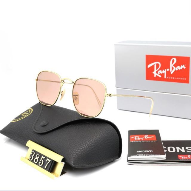 Ray Ban RB3857 Sunglasses Light Pink/Gold