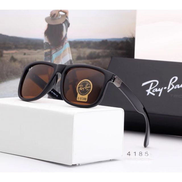 Ray Ban RB4185 Sunglasses Brown/Black