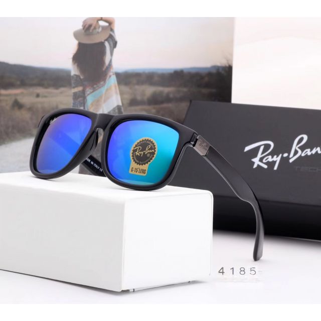 Ray Ban RB4185 Sunglasses Gradient Blue/Black