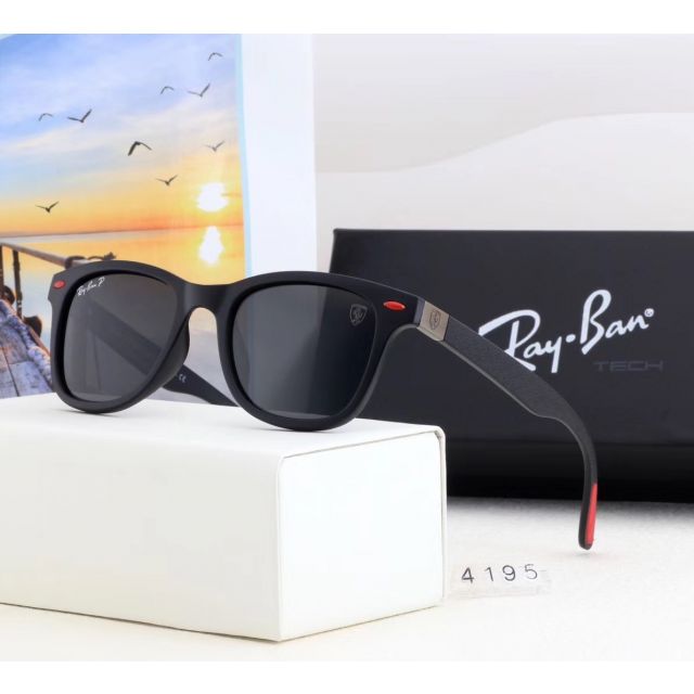 Ray Ban RB4195 Sunglasses Black/Black