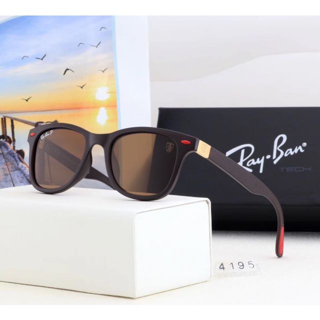 Ray Ban RB4195 Sunglasses Brown/Black
