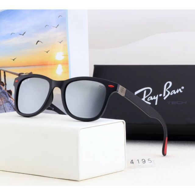 Ray Ban RB4195 Sunglasses Gray/Black