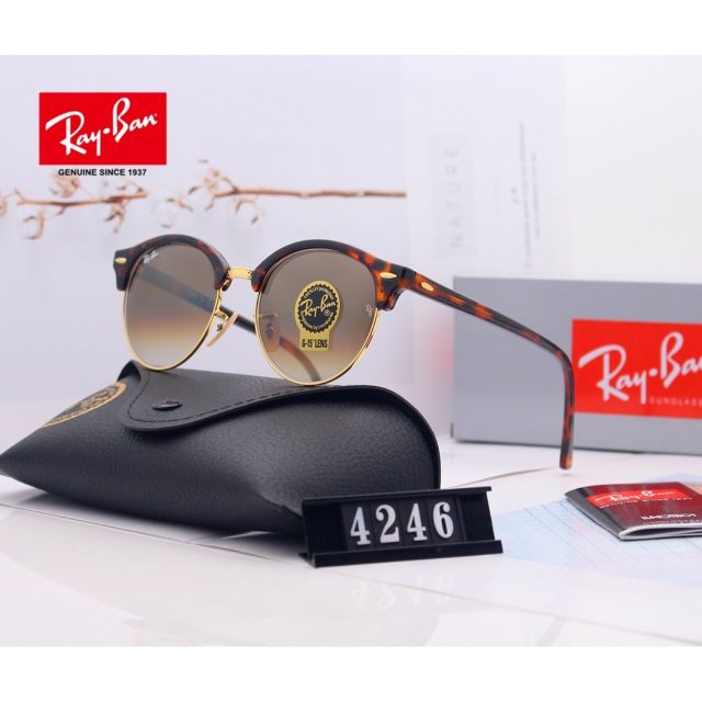 Ray Ban RB4246 Sunglasses Light Brown/Tortoise with Gold